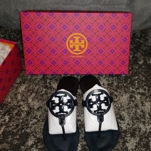 Tory Burch Bright Navy MILLER 2 sandals